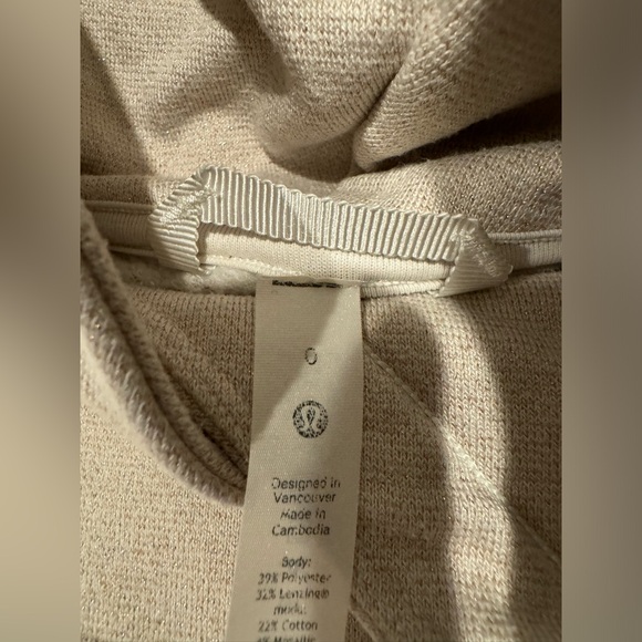 Lululemon Loungeful Cropped Hoodie *Sparkle* - Picture 5 of 6